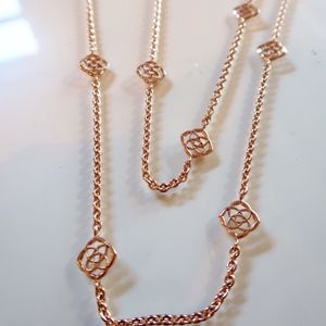 Kendra Scott Rose Gold Devalyn Necklace